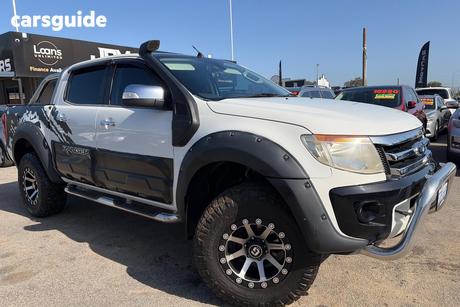 White 2012 Ford Ranger Dual Cab Utility Xlt 3.2 (4X4)