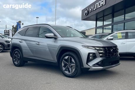 Silver 2024 Hyundai Tucson Wagon Elite Hybrid (Awd)