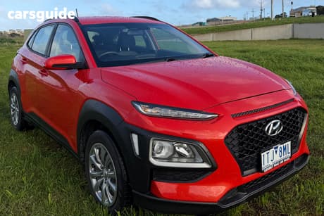 Red 2019 Hyundai Kona Wagon Go (Fwd)