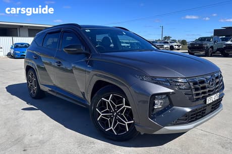 Grey 2023 Hyundai Tucson Wagon Highlander N Line (Awd)