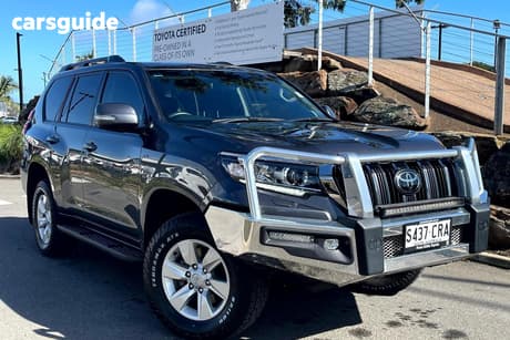Grey 2022 Toyota Landcruiser Prado Wagon Gxl