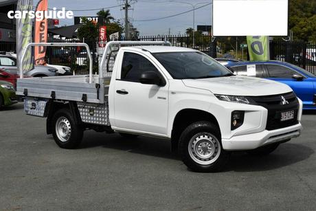 White 2021 Mitsubishi Triton Cab Chassis Glx (4X2)