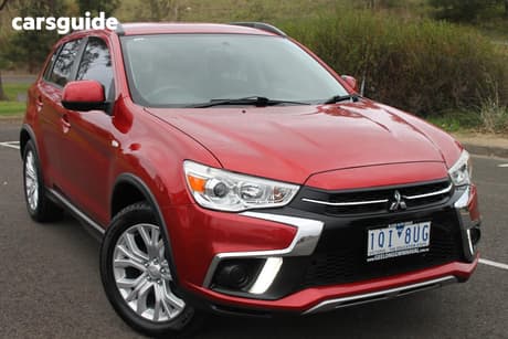 Red 2019 Mitsubishi ASX Wagon Es (2Wd)