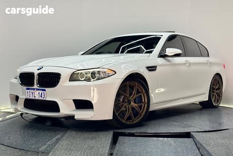 White 2013 BMW M5 Sedan