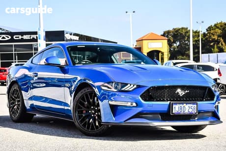 Blue 2019 Ford Mustang Fastback Gt 5.0 V8