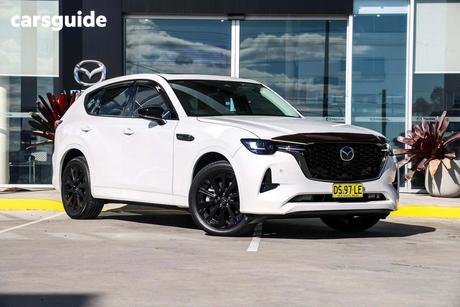 White 2024 Mazda CX-60 Wagon G40E Gt Vision Hybrid