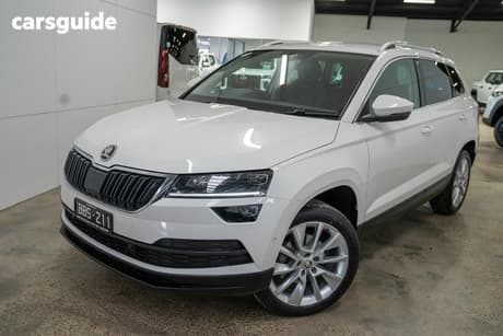 White 2018 Skoda Karoq Wagon 1.5 110Tsi
