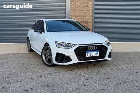 White 2021 Audi A4 Sedan 45 Tfsi Quattro S Line Mhev
