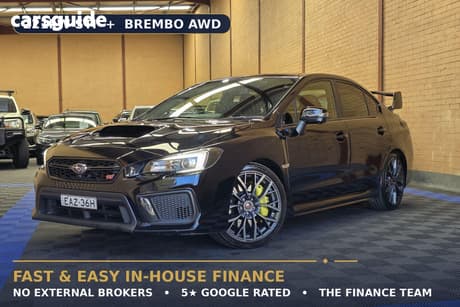 Black 2018 Subaru WRX Sedan STI SPEC R (AWD) MY18
