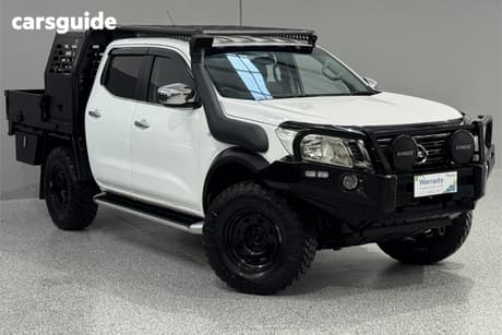White 2019 Nissan Navara Dual Cab Chassis Rx (4X4)