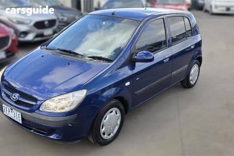 Blue 2007 Hyundai Getz Hatchback 1.6