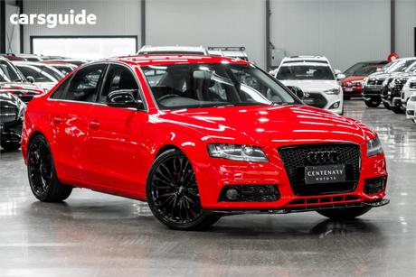 Red 2008 Audi A4 Sedan 2.0 Tdi