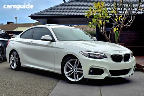 White 2015 BMW 220I Coupe M Sport