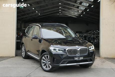 Black 2022 BMW X3 Wagon Xdrive20D