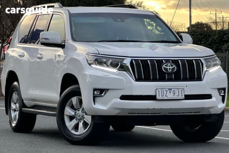 White 2021 Toyota Landcruiser Prado Wagon Gxl