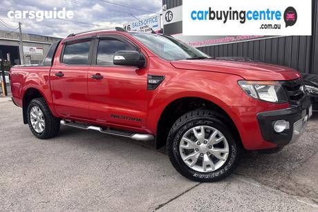 Orange 2013 Ford Ranger Crew Cab Utility Wildtrak 3.2 (4X4)