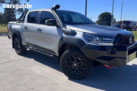 Silver 2022 Toyota Hilux Double Cab Pick Up Rugged X (4X4)
