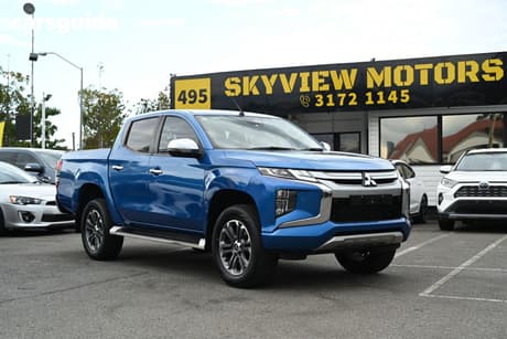 Blue 2021 Mitsubishi Triton Double Cab Pick Up Gls (4X4)