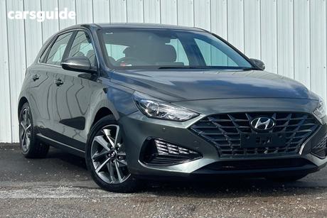 Grey 2023 Hyundai I30 Hatchback Elite
