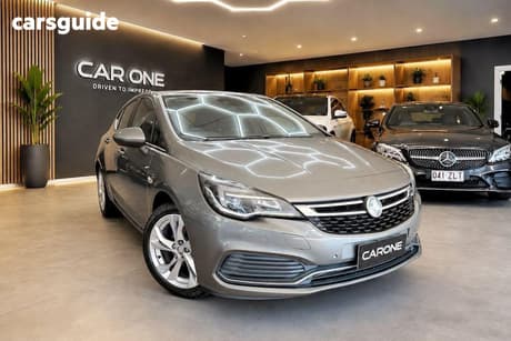 Grey 2017 Holden Astra Hatchback Rs
