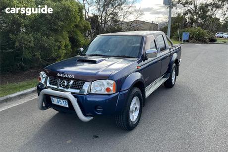 Blue 2011 Nissan Navara Dual Cab Pick-up St-R (4X4)
