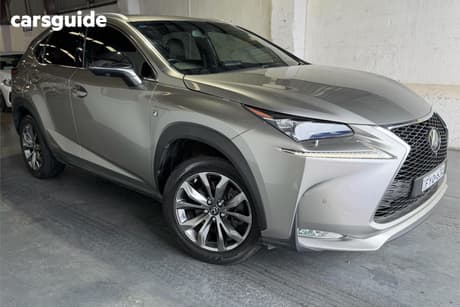 Silver 2017 Lexus NX300H Wagon F Sport Hybrid (Awd)