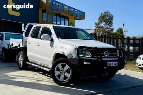 White 2016 Volkswagen Amarok Dual Cab Utility Tdi420 Highline (4X4)