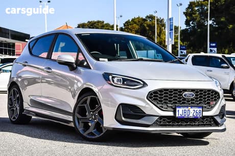 Silver 2022 Ford Fiesta Hatchback St