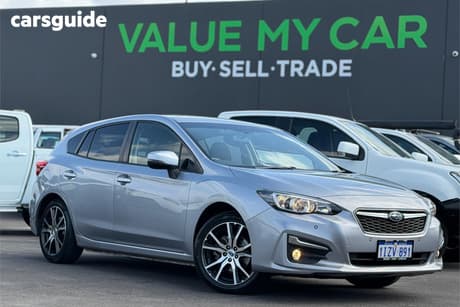 Silver 2017 Subaru Impreza Hatchback 2.0L (Awd)