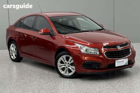 Red 2015 Holden Cruze Sedan Equipe
