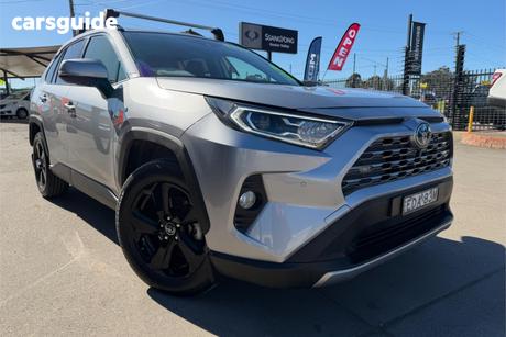 Silver 2019 Toyota RAV4 Wagon Cruiser Awd Hybrid