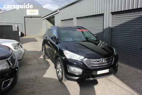 Black 2014 Hyundai Santa FE Wagon Highlander Crdi (4X4)