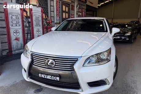 White 2012 Lexus LS460 Sedan Sport