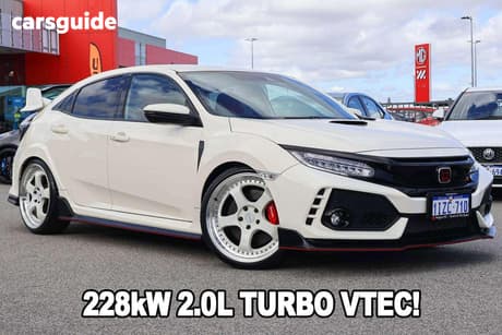 White 2017 Honda Civic Hatchback Type R