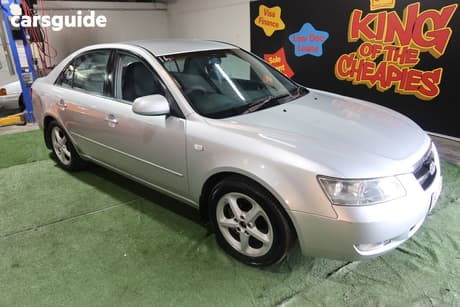 Silver 2006 Hyundai Sonata Sedan Elite