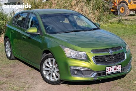 Green 2015 Holden Cruze Hatchback Sri