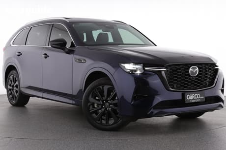 Blue 2025 Mazda CX-80 Wagon G40E Gt