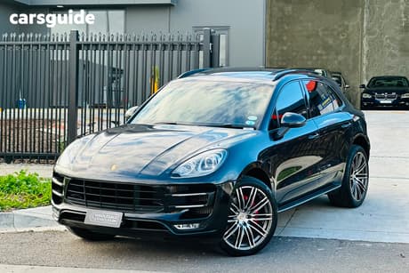 Black 2015 Porsche Macan Wagon Turbo