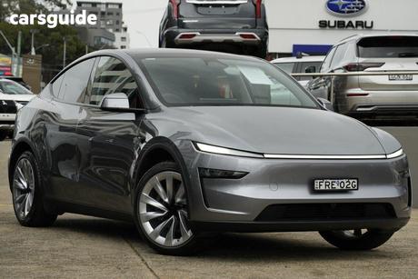 Grey 2025 Tesla Model Y Wagon Rear-Wheel Drive Launch Series