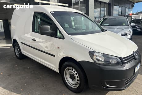White 2013 Volkswagen Caddy Commercial TSI160 RUNNER F