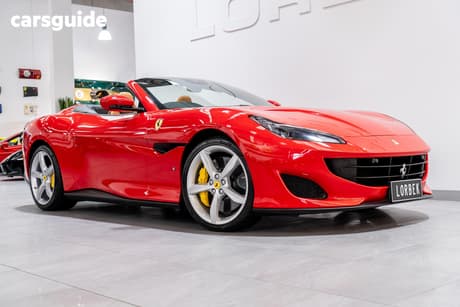 Red 2020 Ferrari Portofino Convertible