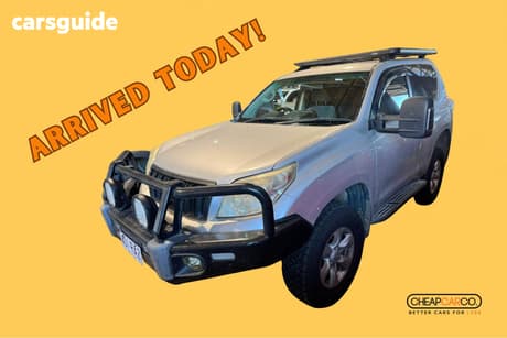Silver 2010 Toyota Landcruiser Prado Wagon Sx (4X4)