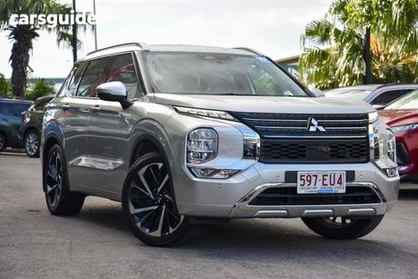Silver 2022 Mitsubishi Outlander Wagon Exceed Tourer 7 Seat (Awd)