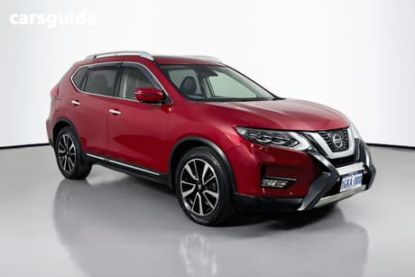 Red 2017 Nissan X-Trail Wagon Ti (4Wd)