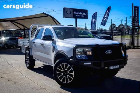 White 2023 Ford Ranger Double Cab Chassis Xl 2.0 (4X4)