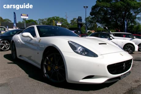 White 2012 Ferrari California Convertible