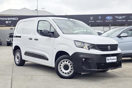 White 2023 Peugeot Partner Van Pro Long
