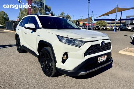 White 2021 Toyota RAV4 Wagon Cruiser (Awd) Hybrid