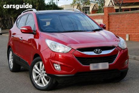 Red 2011 Hyundai IX35 Wagon Highlander (Awd)