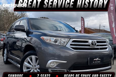 Grey 2011 Toyota Kluger Wagon Grande (Fwd)